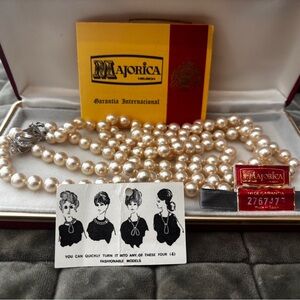 Majorica Cream Pearl Necklace